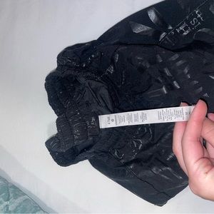 Size 4 lululemon black shorts